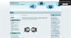 Desktop Screenshot of obiektywny.com.pl